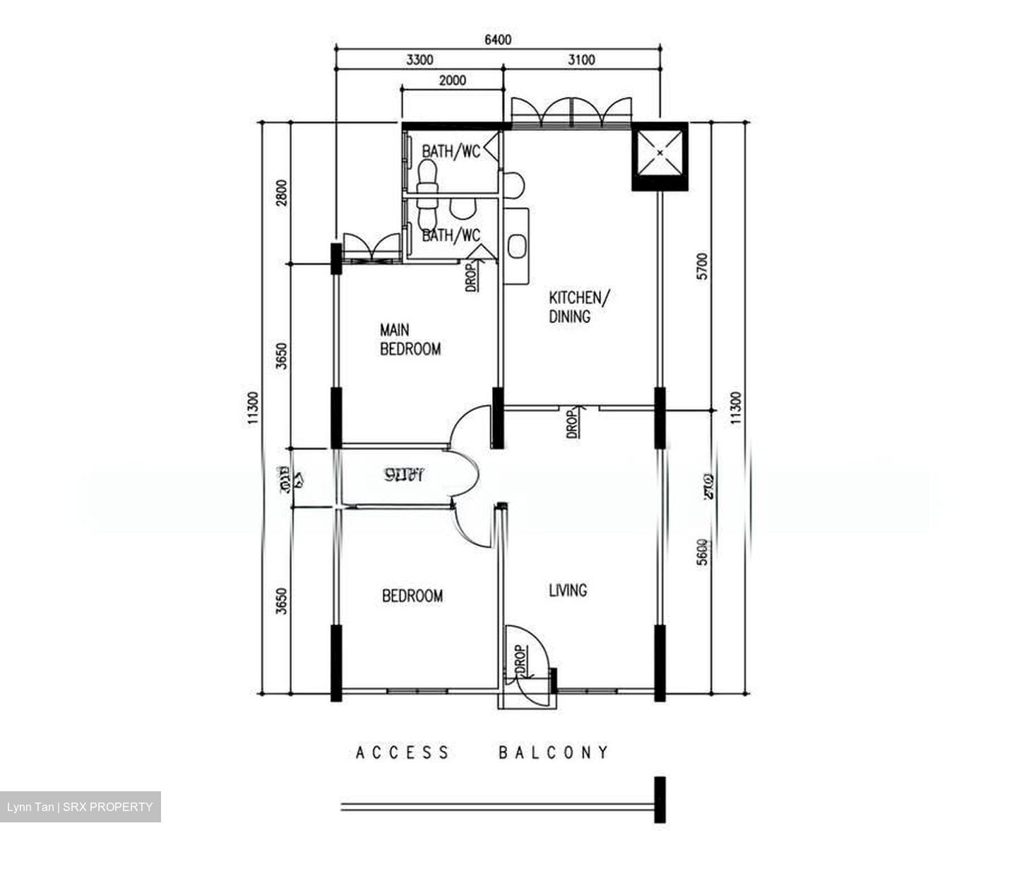 Blk 102 Pearl Garden (Bedok), HDB 3 Rooms #588256741